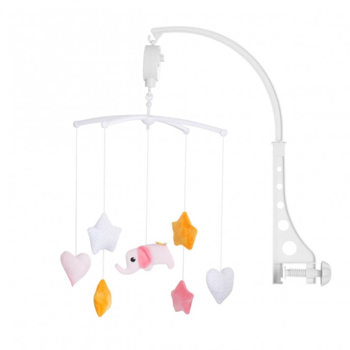 Chipolino Musical Mobile Pink Elephant