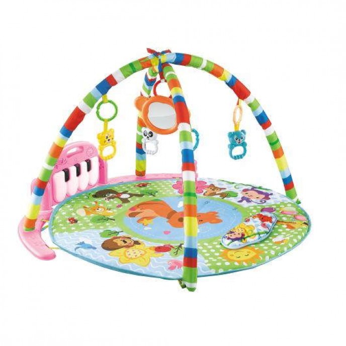 Chipolino Playmat with Piano Cangaroo Pink