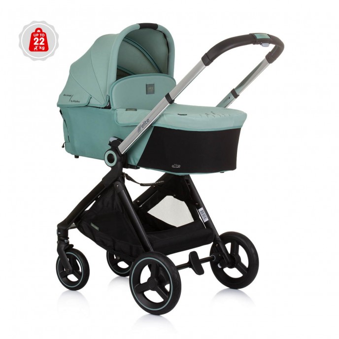 Chipolino Travel System Elite Pastel Green