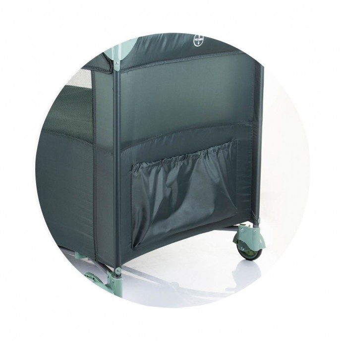 Chipolino Travel Cot Relax Pastel Green with Dropside