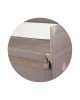 Chipolino Travel Cot Relax Macadamia Linen with Dropside