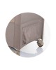 Chipolino Travel Cot Relax Macadamia Linen with Dropside