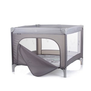 Chipolino Travel Cot Pop Up Square Koala Grey Chipolino Travel Cot Pop Up Square Koala Grey