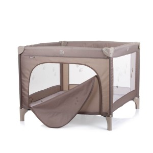 Chipolino Travel Cot Pop Up Square Tiger Beige Chipolino Travel Cot Pop Up Square Tiger Beige