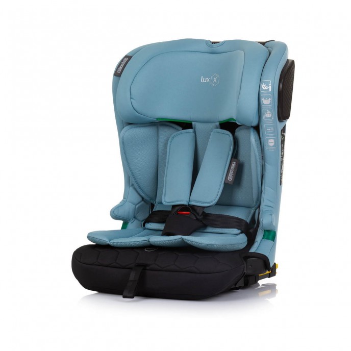 Chipolino Carseat I-Size ISOfix Lux X Pastel Blue Green (76-150cm) Chipolino Carseat I-Size ISOfix Lux X Pastel Blue Green (76-150cm)