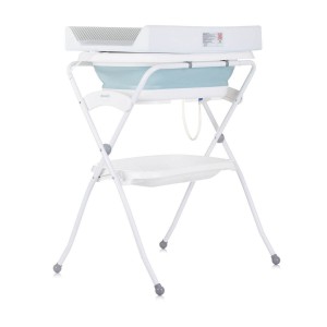 Chipolino Changer Unit with Foldable Bath Fiore Blue Chipolino Changer Unit with Foldable Bath Fiore Blue