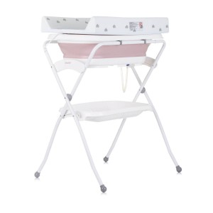 Chipolino Changer Unit with Foldable Bath Fiore Pink Chipolino Changer Unit with Foldable Bath Fiore Pink