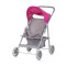 Chipolino Doll Stroller Alice Grey/Pink Linen Chipolino Doll Stroller Alice Grey/Pink Linen