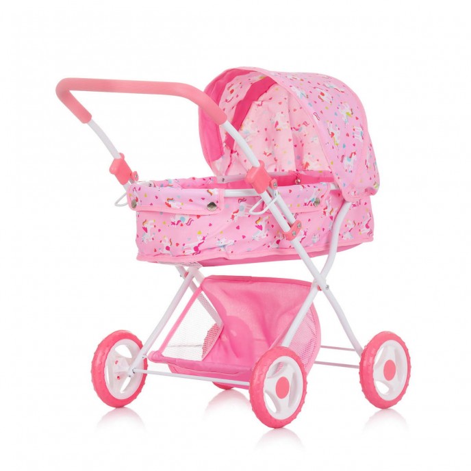 Chipolino Doll Stroller Dora Unicorn