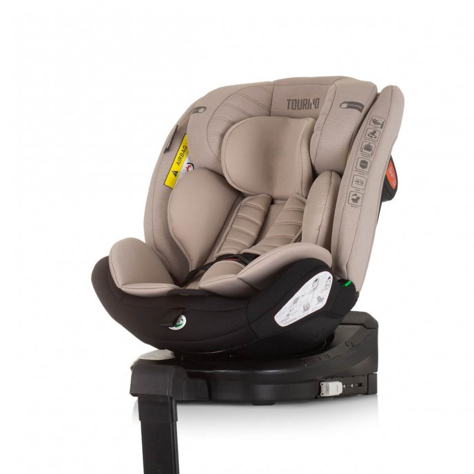 Chipolino Carseat I-Size ISOfix 360 Tourino Macadamia (40-150cm) Chipolino Carseat I-Size ISOfix 360 Tourino Macadamia (40-150cm)