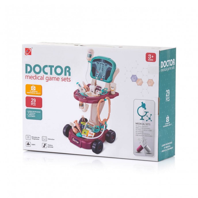 Chipolino Role Play Doctor Set 29pc Red