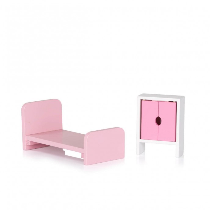 Chipolino Wooden Doll House with Furniture and Stairs