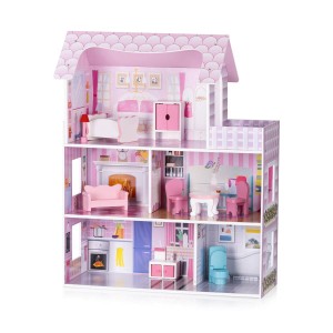 Chipolino Wooden Doll House with Furniture