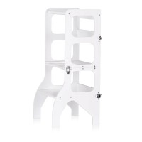Chipolino Montessori Tower and Table 2 in 1 White