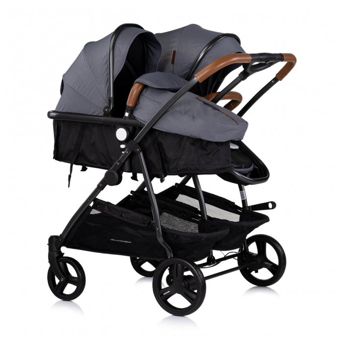 Chipolino Travel System Twin Duo Smart Cloud Grey Chipolino Travel System Twin Duo Smart Cloud Grey