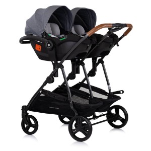 Chipolino Travel System Twin Duo Smart Cloud Grey Chipolino Travel System Twin Duo Smart Cloud Grey