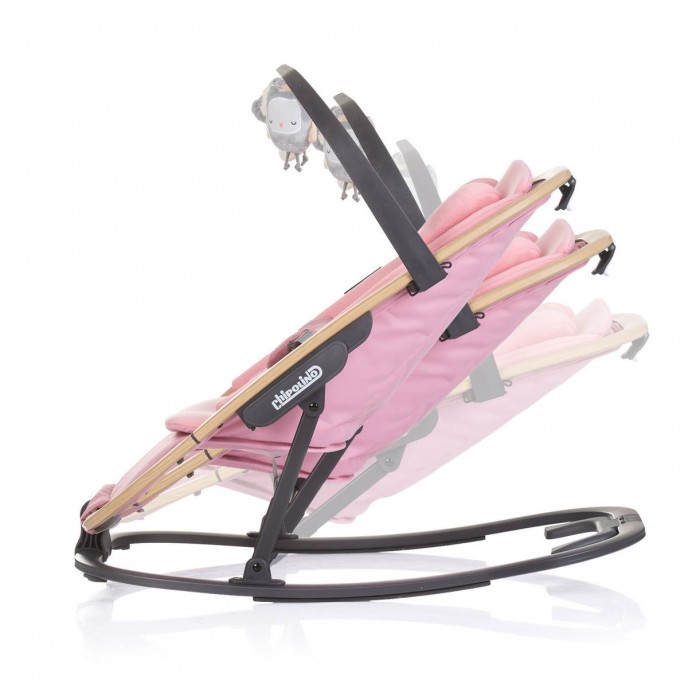 Chipolino Rocker Senso Wood & Pink Marshmellow Chipolino Rocker Senso Wood & Pink Marshmellow