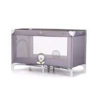Chipolino Travel Cot Capri Bear Grey