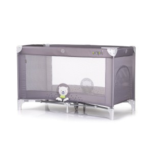 Chipolino Travel Cot Capri Bear Grey Chipolino Travel Cot Capri Bear Grey