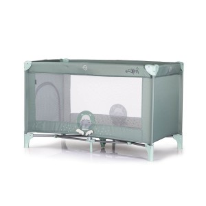 Chipolino Travel Cot Capri Hippo Green Chipolino Travel Cot Capri Hippo Green