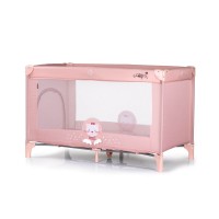 Chipolino Travel Cot Capri Cat Pink