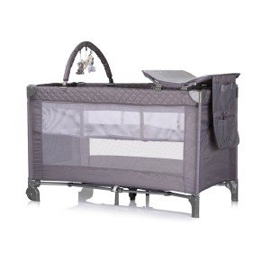 Chipolino Travel Cot Luna Cloud Grey Chipolino Travel Cot Luna Cloud Grey