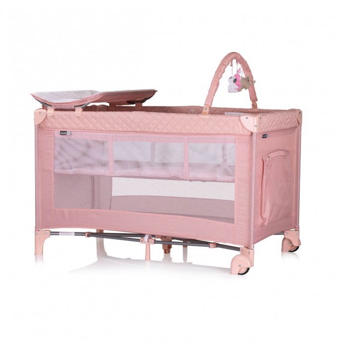 Chipolino Travel Cot Luna Pink Marshmellow Chipolino Travel Cot Luna Pink Marshmellow