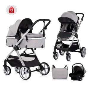 Chipolino Travel System Vista Cloud Grey