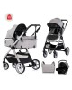 Chipolino Travel System Vista Cloud Grey