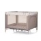 Chipolino Travel Cot Pop Up Square Bear Beige Chipolino Travel Cot Pop Up Square Bear Beige