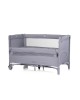 Chipolino Travel Cot Relax Cloud Grey Linen with Dropside Chipolino Travel Cot Relax Cloud Grey Linen with Dropside