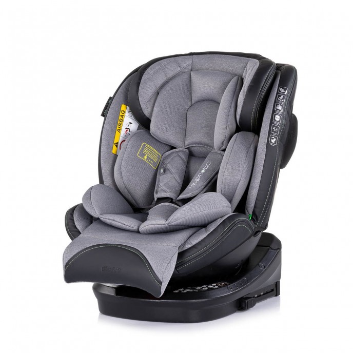 Chipolino Carseat I-Size ISOfix 360 Hypnotic Cloud Grey (40-150cm) Chipolino Carseat I-Size ISOfix 360 Hypnotic Cloud Grey (40-150cm)