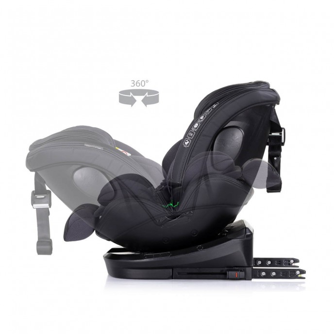 Chipolino Carseat I-Size ISOfix 360 Hypnotic Anthracite (40-150cm) Chipolino Carseat I-Size ISOfix 360 Hypnotic Anthracite (40-150cm)