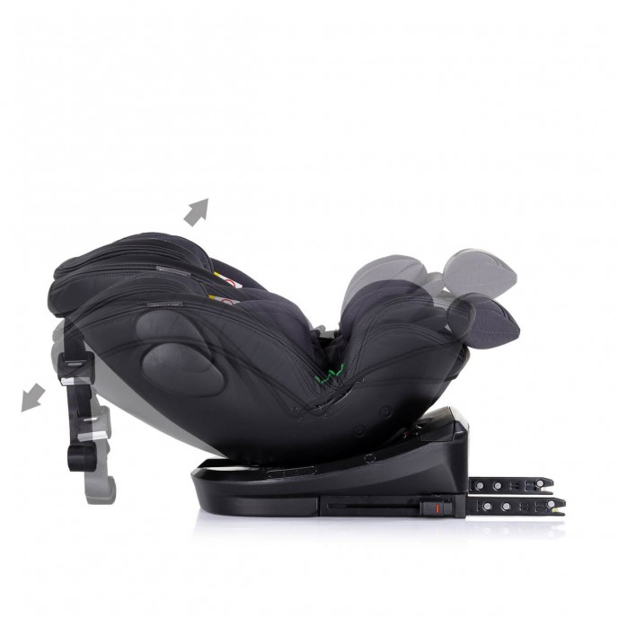 Chipolino Carseat I-Size ISOfix 360 Hypnotic Anthracite (40-150cm) Chipolino Carseat I-Size ISOfix 360 Hypnotic Anthracite (40-150cm)