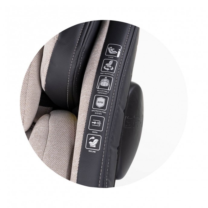 Chipolino Carseat I-Size ISOfix 360 Hypnotic Blackberry (40-150cm) Chipolino Carseat I-Size ISOfix 360 Hypnotic Blackberry (40-150cm)