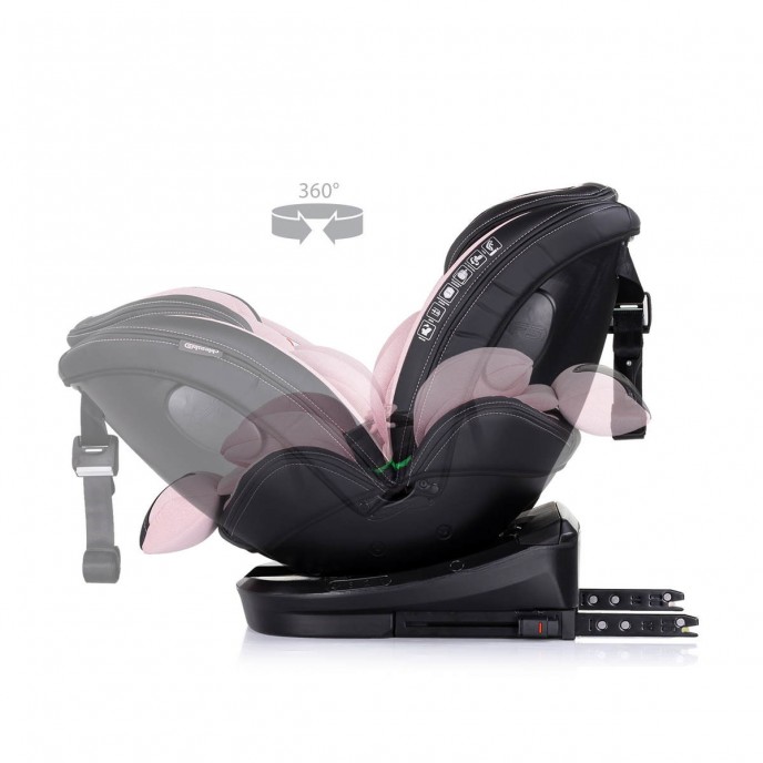 Chipolino Carseat I-Size ISOfix 360 Hypnotic Pink Marshmellow (40-150cm) Chipolino Carseat I-Size ISOfix 360 Hypnotic Pink Marshmellow (40-150cm)