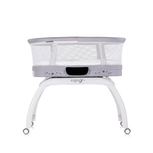 Chipolino Electric Bedside Crib with Scale Function Sogno Grey Chipolino Electric Bedside Crib with Scale Function Sogno Grey