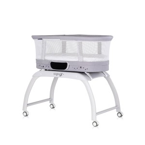 Chipolino Electric Bedside Crib with Scale Function Sogno Grey Chipolino Electric Bedside Crib with Scale Function Sogno Grey