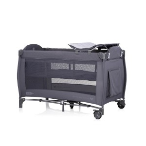 Chipolino Travel Cot Bella Anthracite Chipolino Travel Cot Bella Anthracite