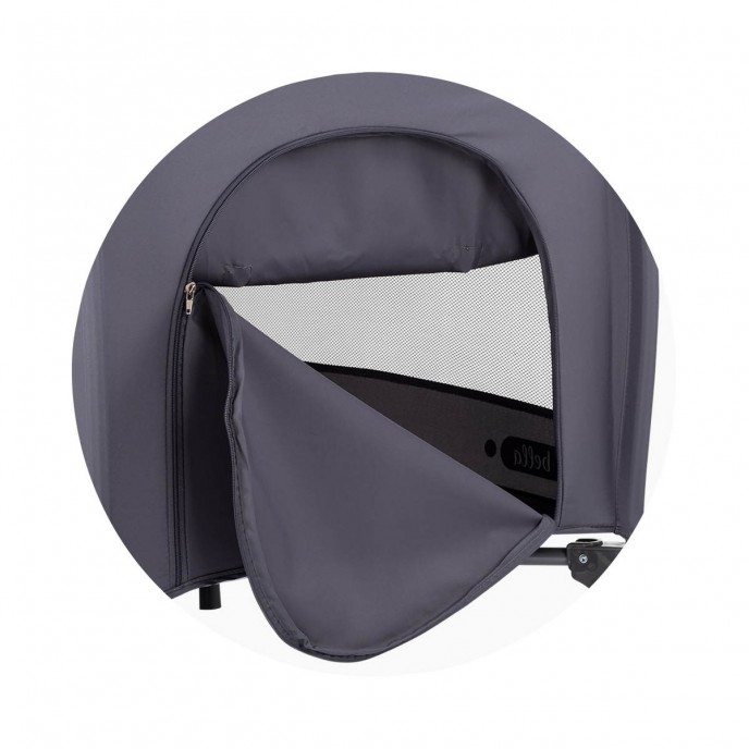 Chipolino Travel Cot Bella Anthracite Chipolino Travel Cot Bella Anthracite