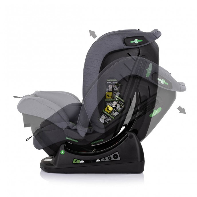 Chipolino Carseat I-Size Aviato Cloud Grey (40-150cm) Chipolino Carseat I-Size Aviato Cloud Grey (40-150cm)