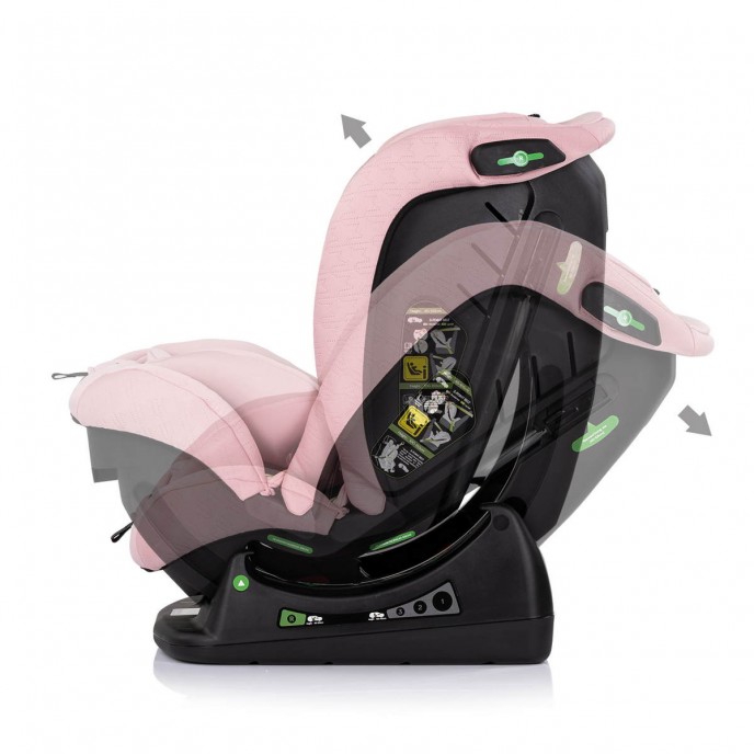 Chipolino Carseat I-Size Aviato Pink Marshmellow (40-150cm) Chipolino Carseat I-Size Aviato Pink Marshmellow (40-150cm)