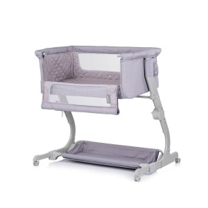 Chipolino Bedside Crib Eleganza Cloud Grey