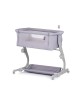 Chipolino Bedside Crib Eleganza Cloud Grey Chipolino Bedside Crib Eleganza Cloud Grey