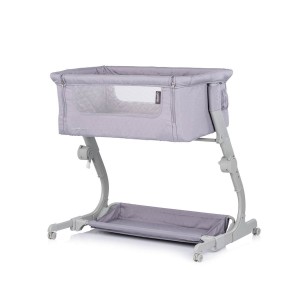 Chipolino Bedside Crib Eleganza Cloud Grey