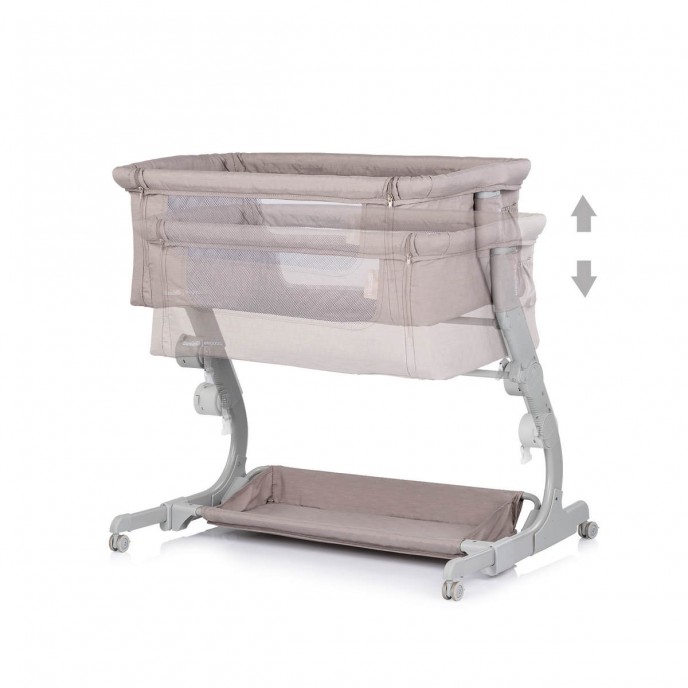 Chipolino Bedside Crib Eleganza Tiramisu