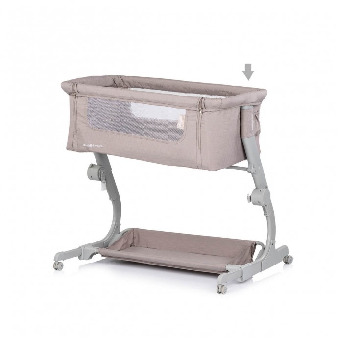 Chipolino Bedside Crib Eleganza Tiramisu