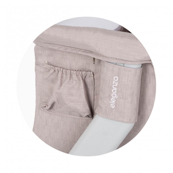 Chipolino Bedside Crib Eleganza Basil