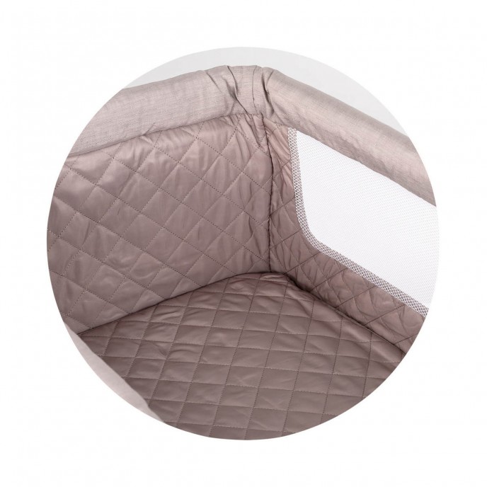 Chipolino Bedside Crib Eleganza Basil