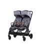 Chipolino Twin Stroller Twinity Cloud Grey